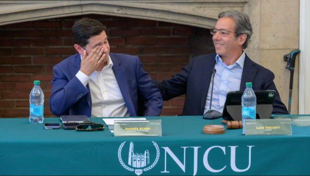 HeinisHardNews's tweet card. The NJCU board voted to remove Andrés Acebo's interim tag about 18 months after he accepted the post, making him the school's 13th president.