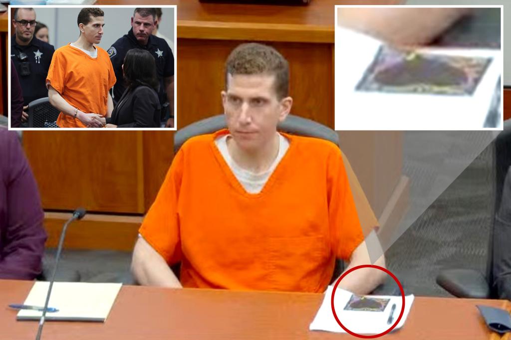 TheSpiciestLRQ's tweet card. Cold-blooded killer Bryan Kohberger gave one of his lawyers an eerie black heart picture just moments after he was jailed for life over the murders of four University of Idaho students.