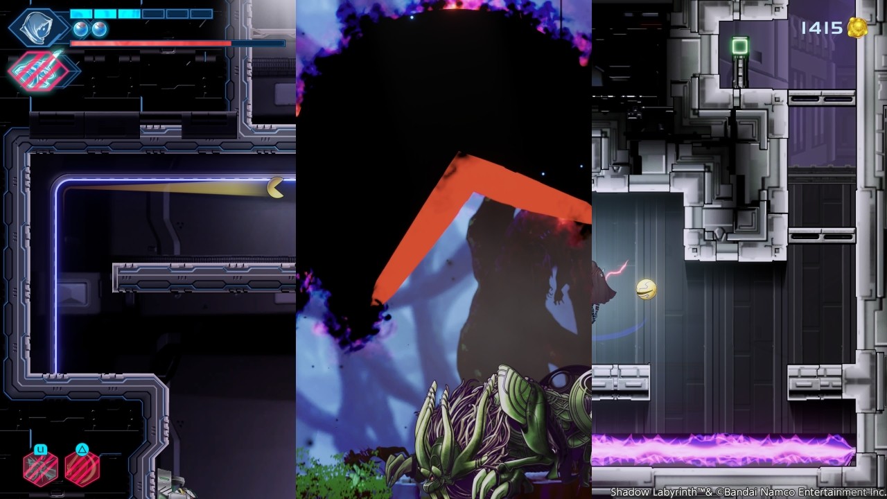 VideoChums's tweet card. As a Pac-Man fan, I was looking forward to Shadow Labyrinth and now that I played it, I can easily say that it's one surprising Metroidvania.