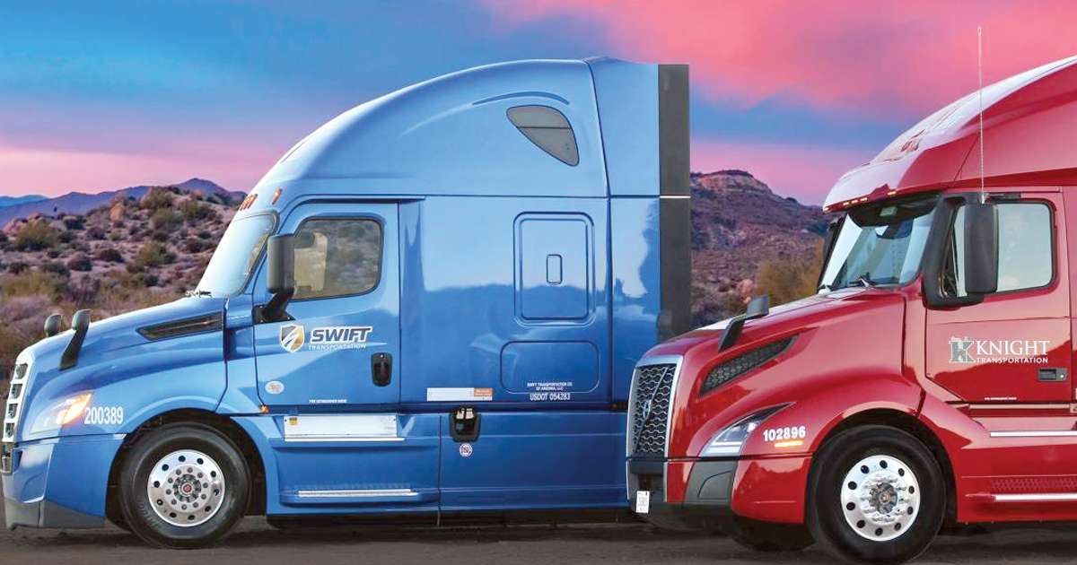 TransportTopics's tweet card. The Phoenix-based truckload motor carrier posted net income of $34.2 million, or 21 cents a diluted share, for the three months ending June 30. That was 68.7% higher than last year.