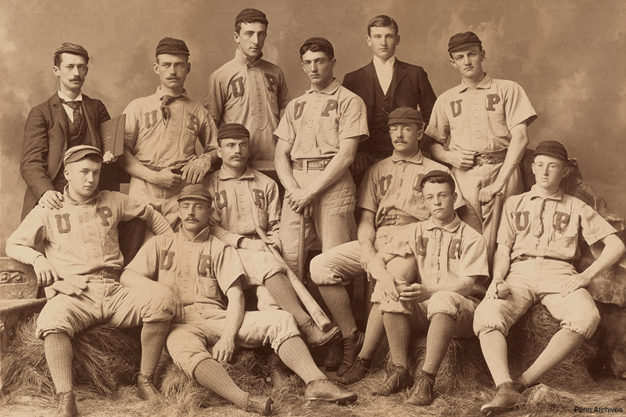 PennBaseball's tweet card. Baseball marks 150 years.