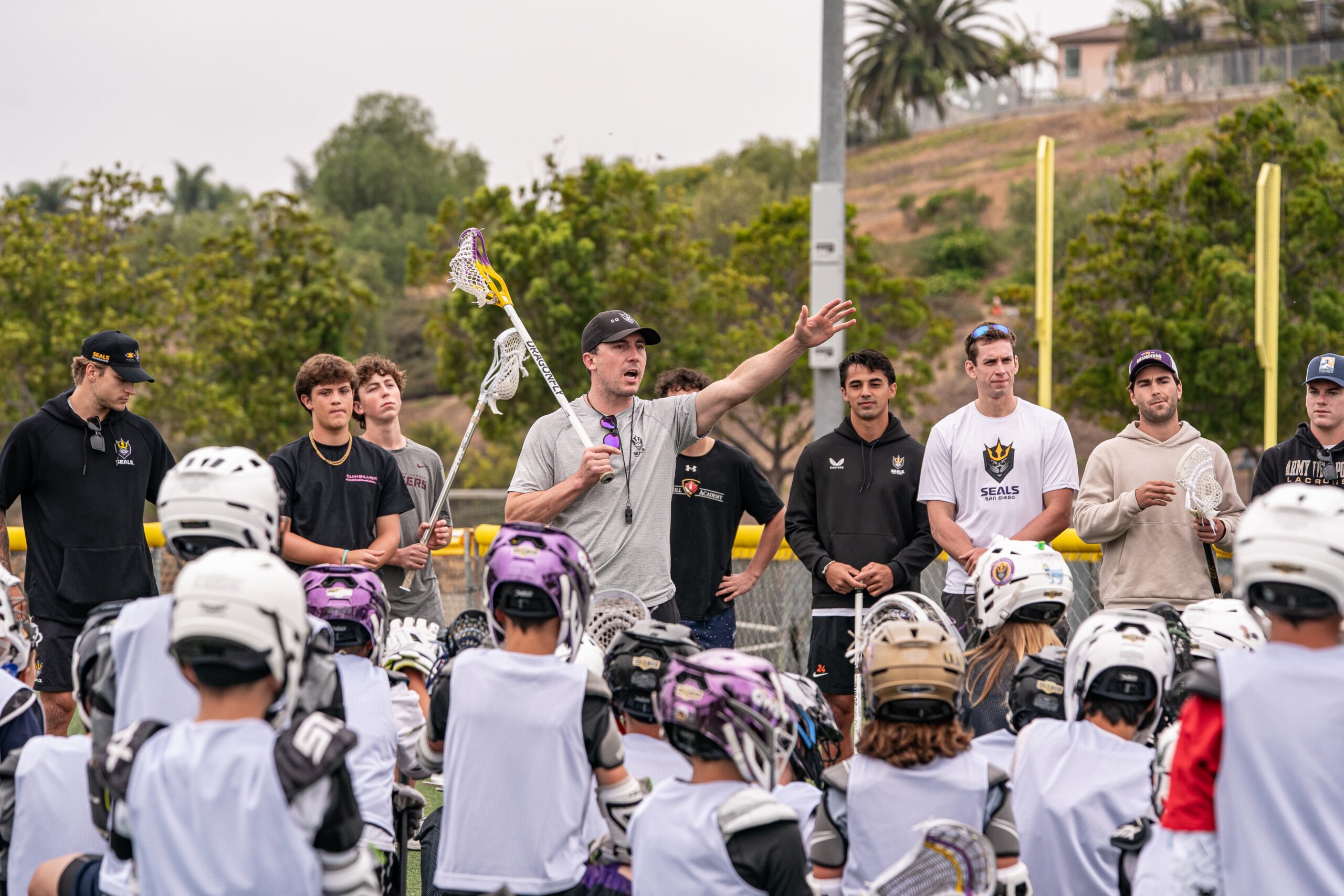 NLL's tweet card. The weekend of June 24 and 25, the San Diego Seals hosted their fifth annual Junior Seals Summer Skills Camp. Coached by some of the NLL’s biggest West