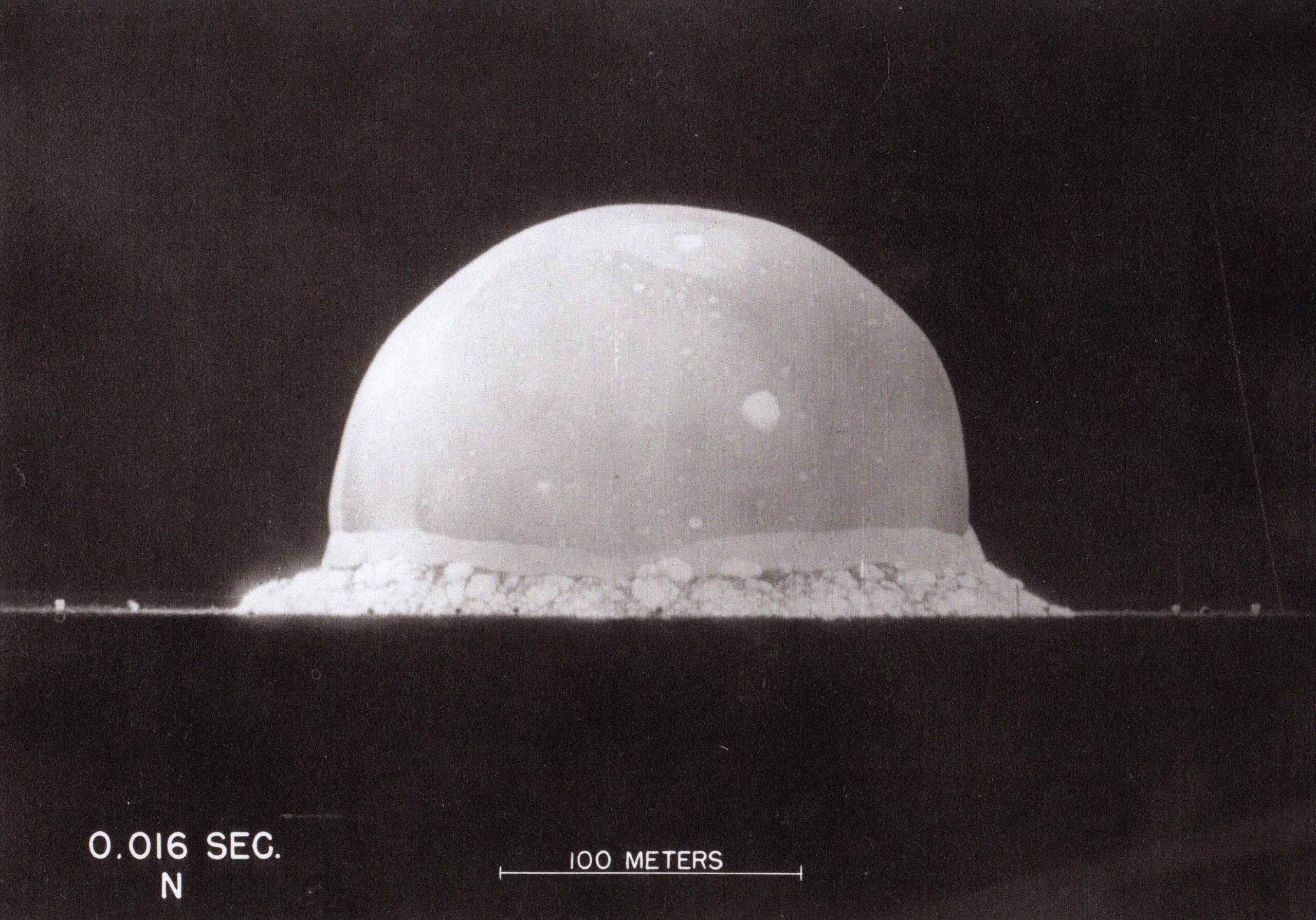 peter_dutton's tweet card. Berlyn Brixner. Nuclear Explosion, Trinity Test Site (Reproduction of Photographs Marked “SECRET”). New Mexico, July 16, 1945. J. Robert Oppenheimer Papers, ...