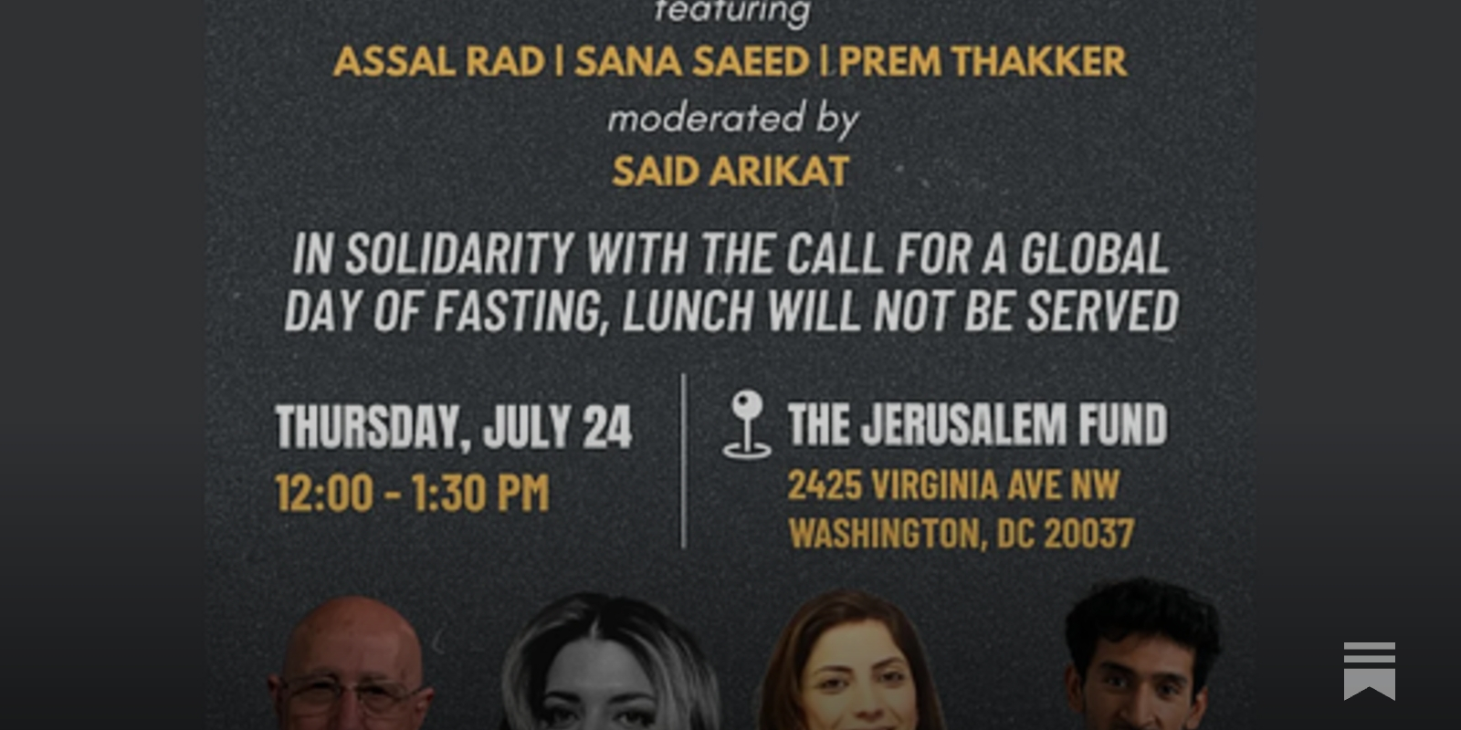 JewishOnliner's tweet card. Upcoming events and disruptions with anti-Israel rhetoric expected in D.C., Minnesota, and the U.K.