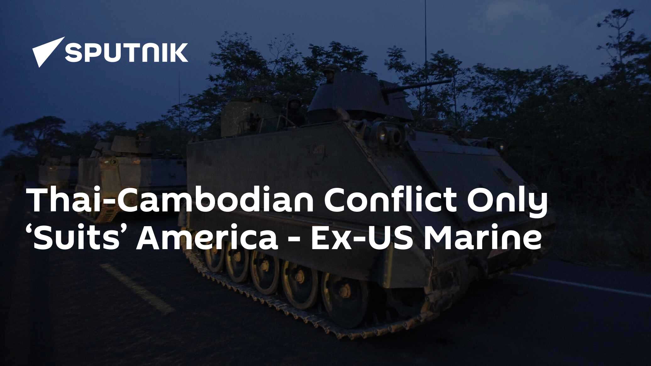 BrianJBerletic's tweet card. Earlier on Thursday, there was an escalation of clashes between troops of the two countries on the border between Thailand and Cambodia, which began with a shootout between ground forces in a...