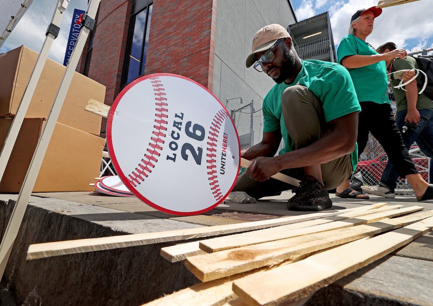 FitzProv's tweet card. The strike comes after Unite Here Local 26, the union representing the workers, and the ballpark’s concession company, Aramark, failed to reach a contract agreement.