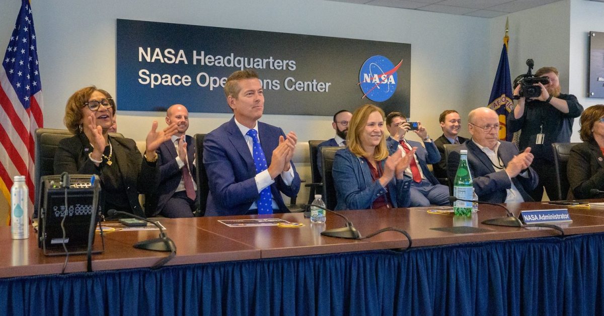 space_explored's tweet card. Late yesterday, President Donald Trump appointed Secretary of Transportation Sean Duffy to be interim Administrator of NASA, a move that...