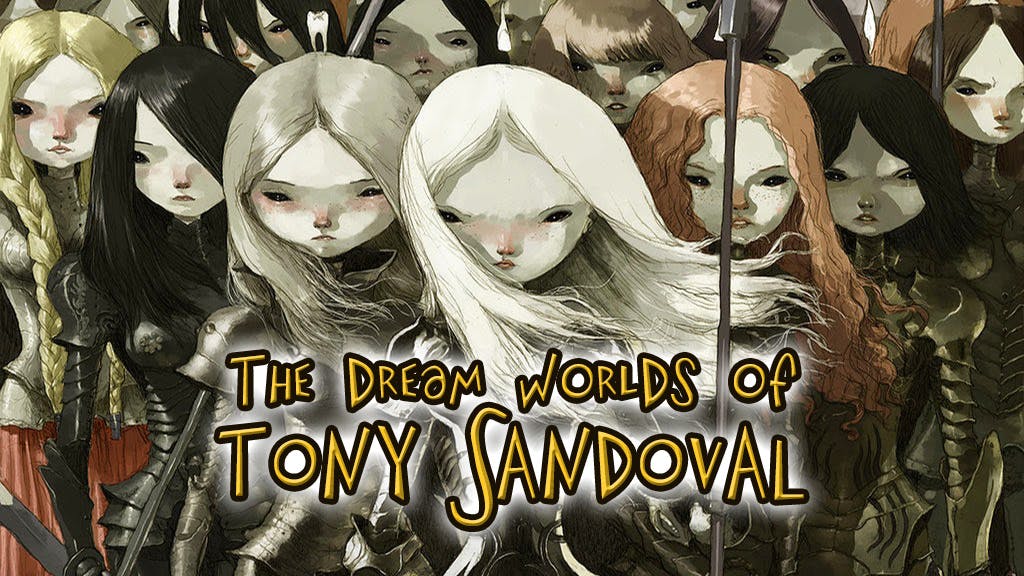BackerKit's tweet card. Seven tales of dreamlike wonder by world-renowned fantasy author/artist Tony Sandoval, capturing the woes and wonder of growing up.