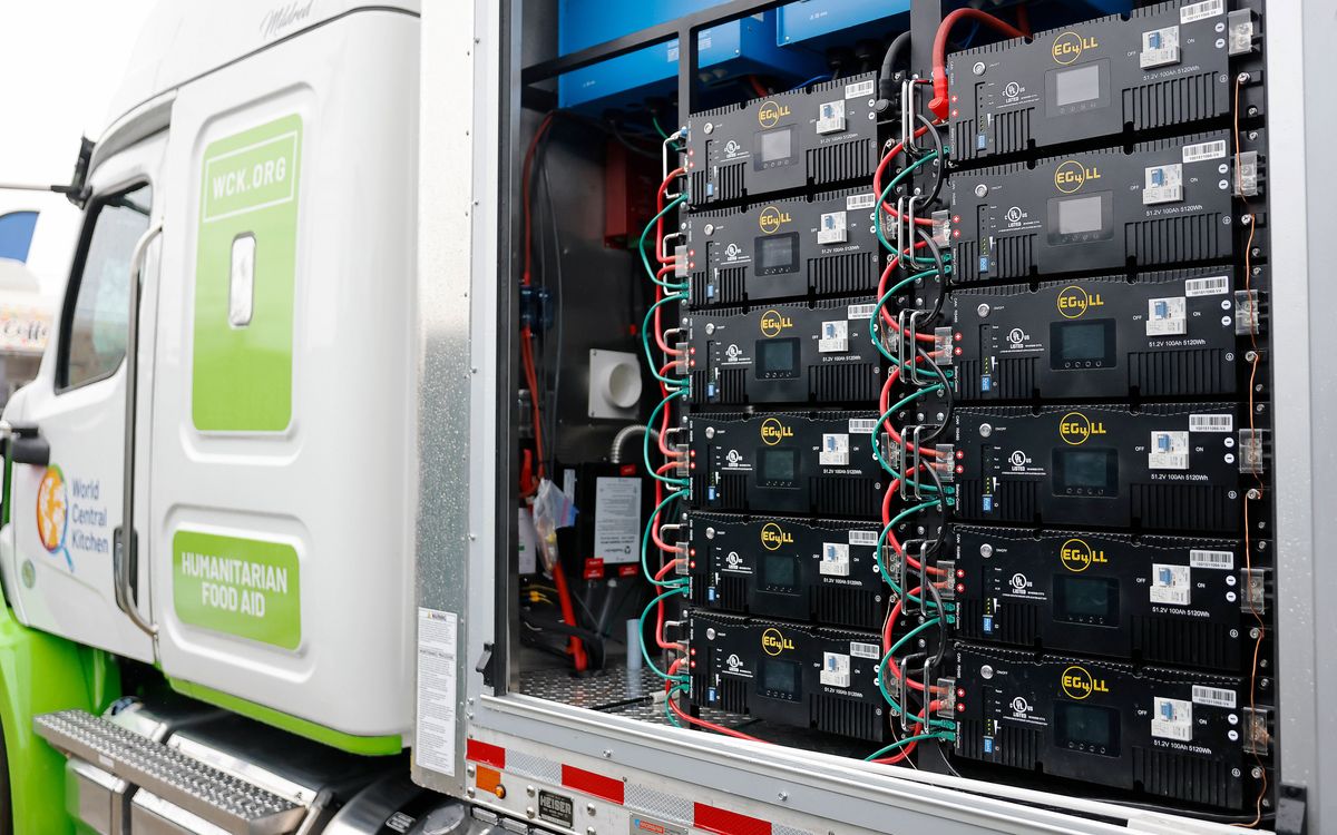 IEEESpectrum's tweet card. Mobile battery units are changing how we power emergency responses. Discover how Baltimore plans to tackle future crises with cleaner energy solutions.