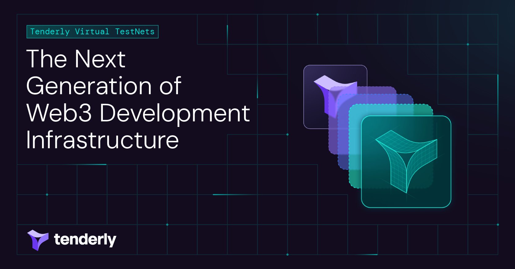 TenderlyApp's tweet card. Virtual TestNets replace public testnets as the next-gen Web3 infrastructure for collaborative dapp development.