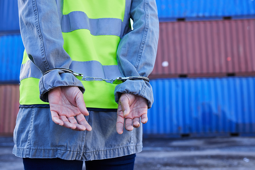 CNplus's tweet card. Police have arrested six people during a raid on an East Anglian construction site as part of a crackdown on illegal immigration. Suffolk Police and