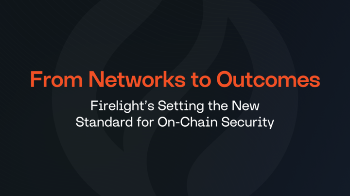 Firelightfi's tweet card. Because decentralized infra markets are still nascent, security has often been applied in a network‑wide way. Protocols lease security for…