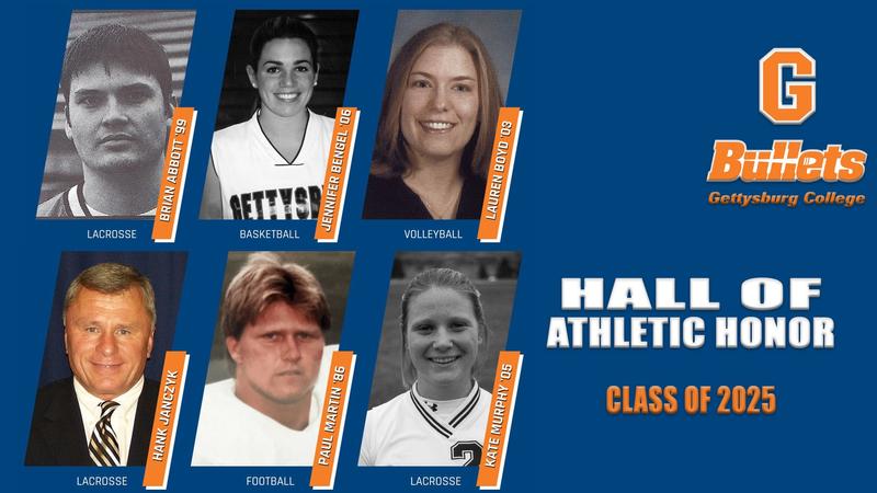 gburgbullets's tweet card. The Gettysburg College Department of Athletics and the Orange and Blue Club are proud to announce the selection of five former student-athletes and a beloved long-time coach for enshrinement into the...