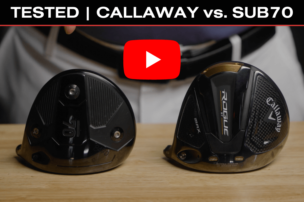 Sub70's tweet card. Callaway Rogue ST Max Versus SUB 70 849D Driver Review Are you burning money on big-name golf brands? In this video, we look at how small