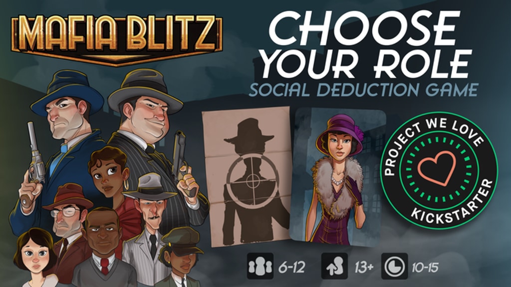 Marky_X_'s tweet card. A quick 10-minute social deduction set in the 1920s. The twist? You pick the role you want to play.