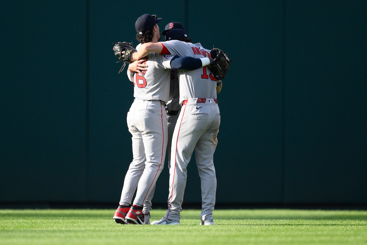 Sean_McAdam's tweet card. How should the Red Sox realistically juggle all of their options in the outfield?