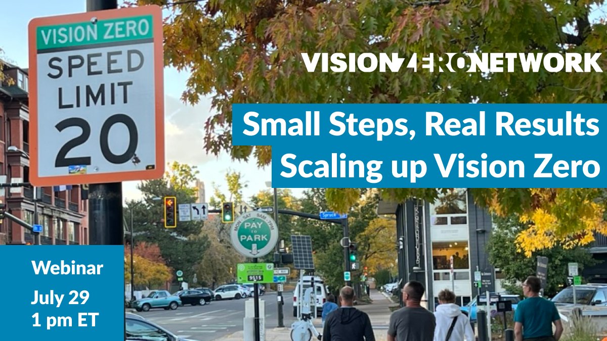 completestreets's tweet card. Join us on July 29 at 10am PT / 1pm ET for a webinar spotlighting how localities are using proven safety countermeasures, such as lowering speed limits, adding traffic calming measures, daylighting...
