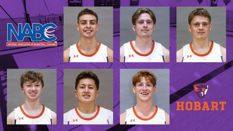 HWSAthletics's tweet card. The National Basketball Coaches Association announced its annual academic awards today and Hobart was well represented. The Statesmen earned the NABC Team Academic Excellence Award, while six...