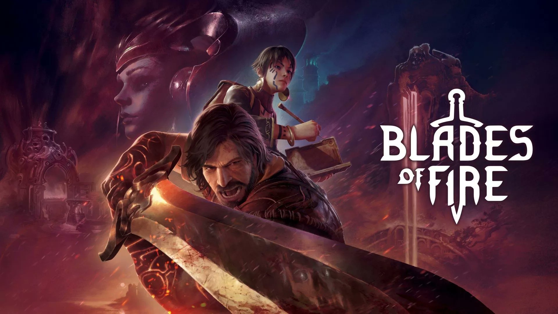 GameCoverFR's tweet card. Blades of Fire réinvente le Soulslike à coups de forge et d’acier incandescent, le jeu divise autant qu’il fascine.