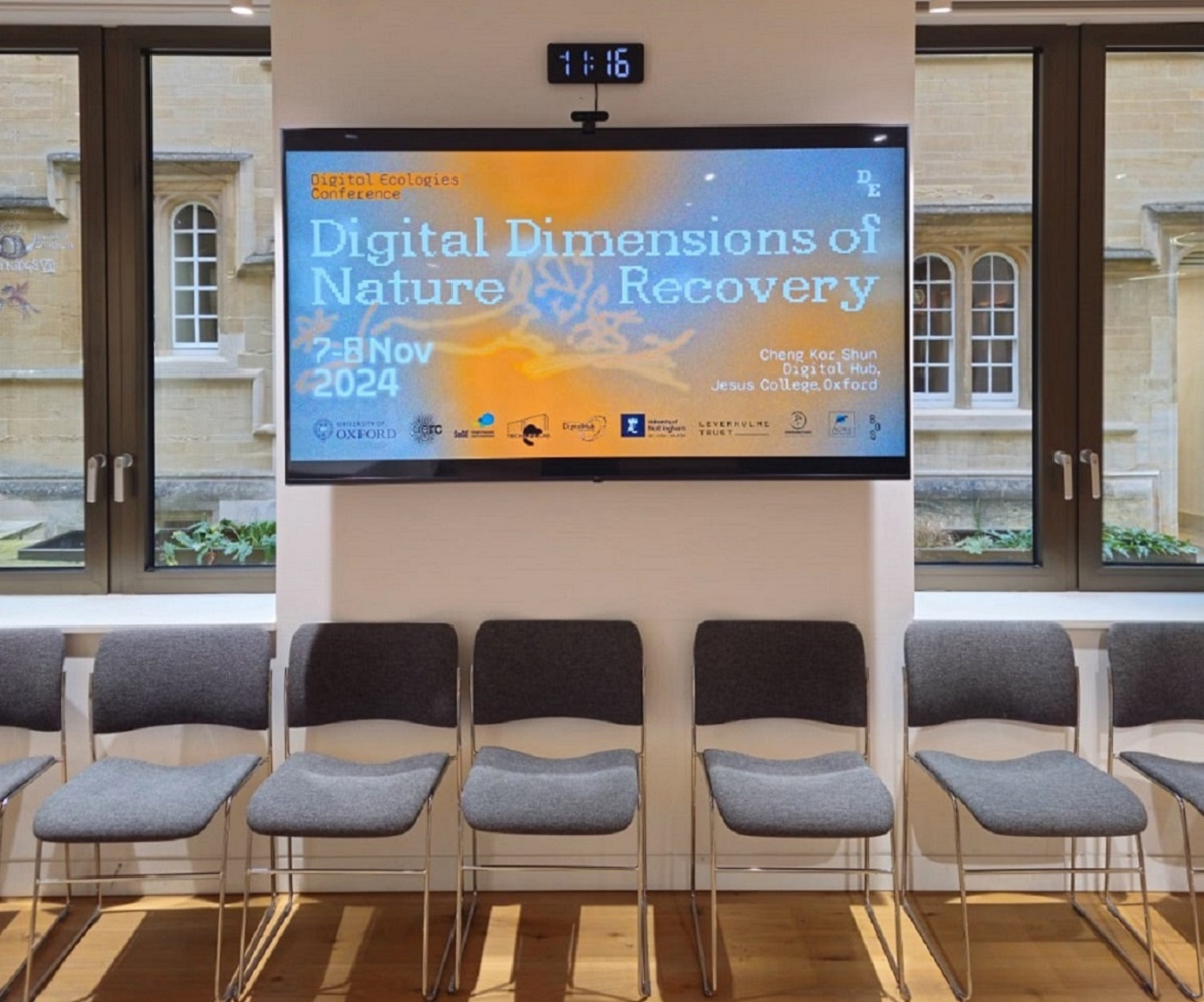 digicologies's tweet card. Noemi Duroux, Lotti Jones, Caitlin Hafferty, and Jonathon Turnbull reflect on the 2024 Digital Dimensions of Nature Recovery conference, which created a vibrant, interdisciplinary space for knowledge...