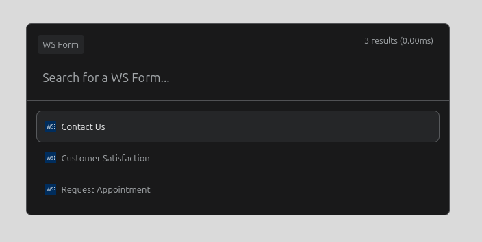 ws_form's tweet card. CommandUI now has a deep integration with WS Form! Search and access all your forms instantly with the same lightning-fast performance you expect, plus many extra quality-of-life actions for power…