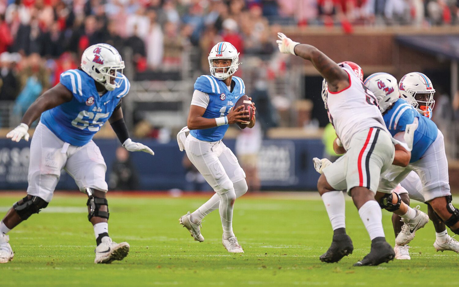 TheRebelWalk's tweet card. Peter Burns Believes Austin Simmons Could Be the Next SEC Star