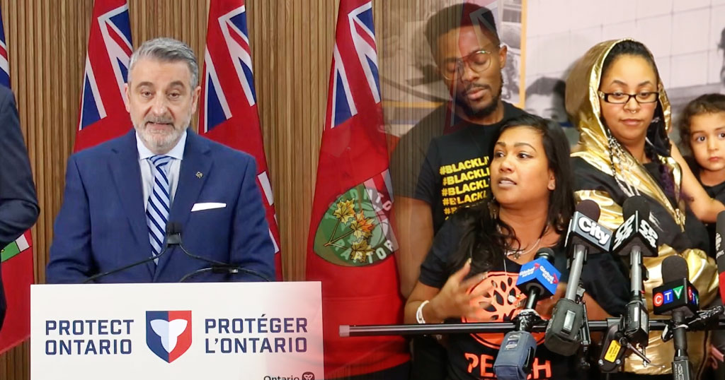 pressprogress's tweet card. Activists Spent a Decade Getting Cops Out of Ontario’s Schools. Doug Ford’s Government Is About to...