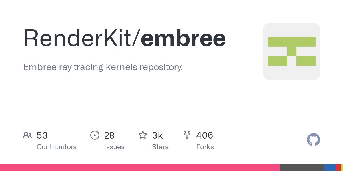 mizt_org's tweet card. Embree ray tracing kernels repository. Contribute to RenderKit/embree development by creating an account on GitHub.