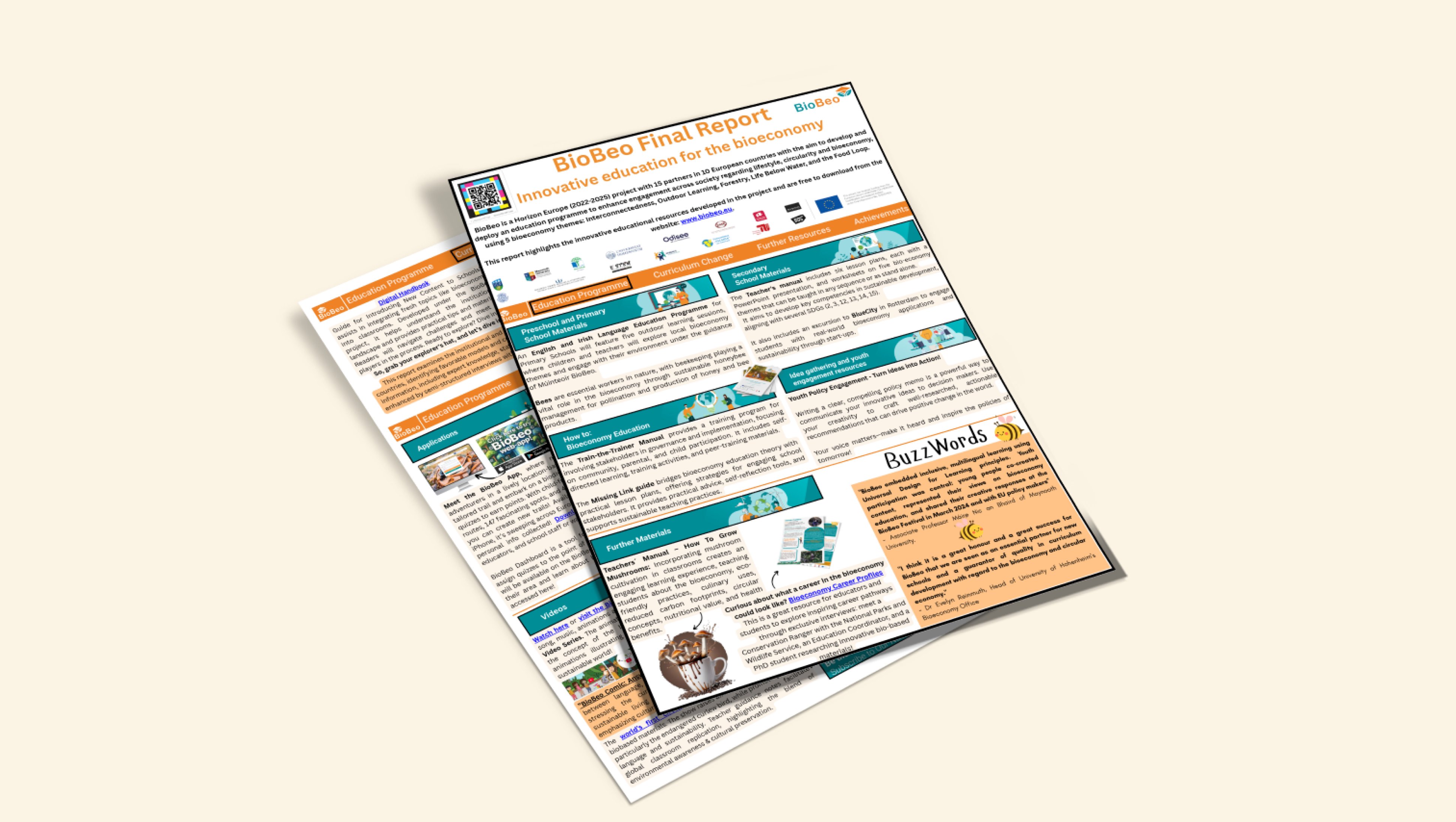 BioBeo_EU's tweet card. Since its start in November 2022, the BioBeo project partners have put their motivation and efforts into creating an innovative education programme that fosters awareness and engagement in the...