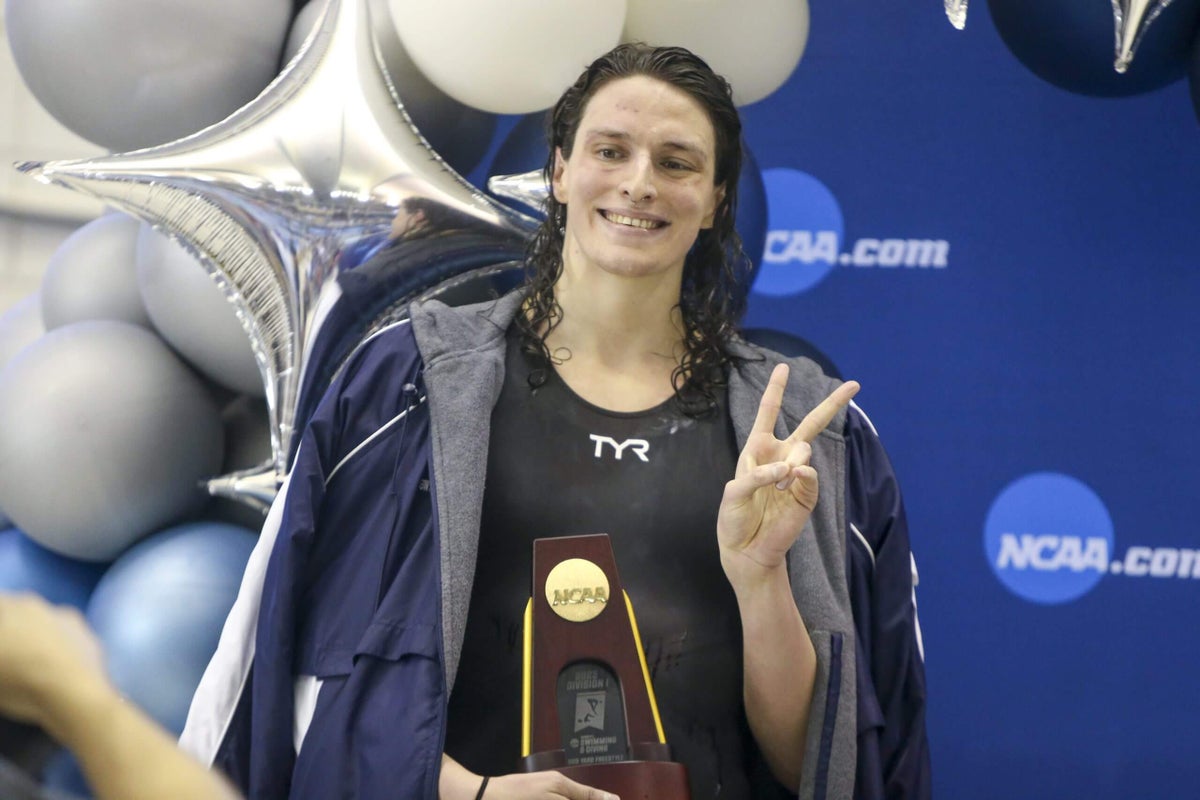 sami_kymalainen's tweet card. The university’s website already shows other athletes holding school records that Thomas set in freestyle swimming.
