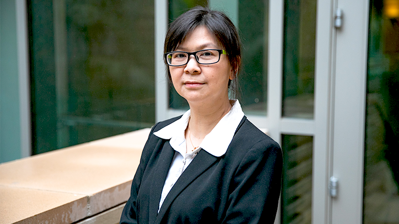 UCLAengineering's tweet card. Yu Huang, a professor of materials science and engineering and holder of the Traugott and Dorothea Frederking Endowed Chair at the UCLA Samueli School of Engineering