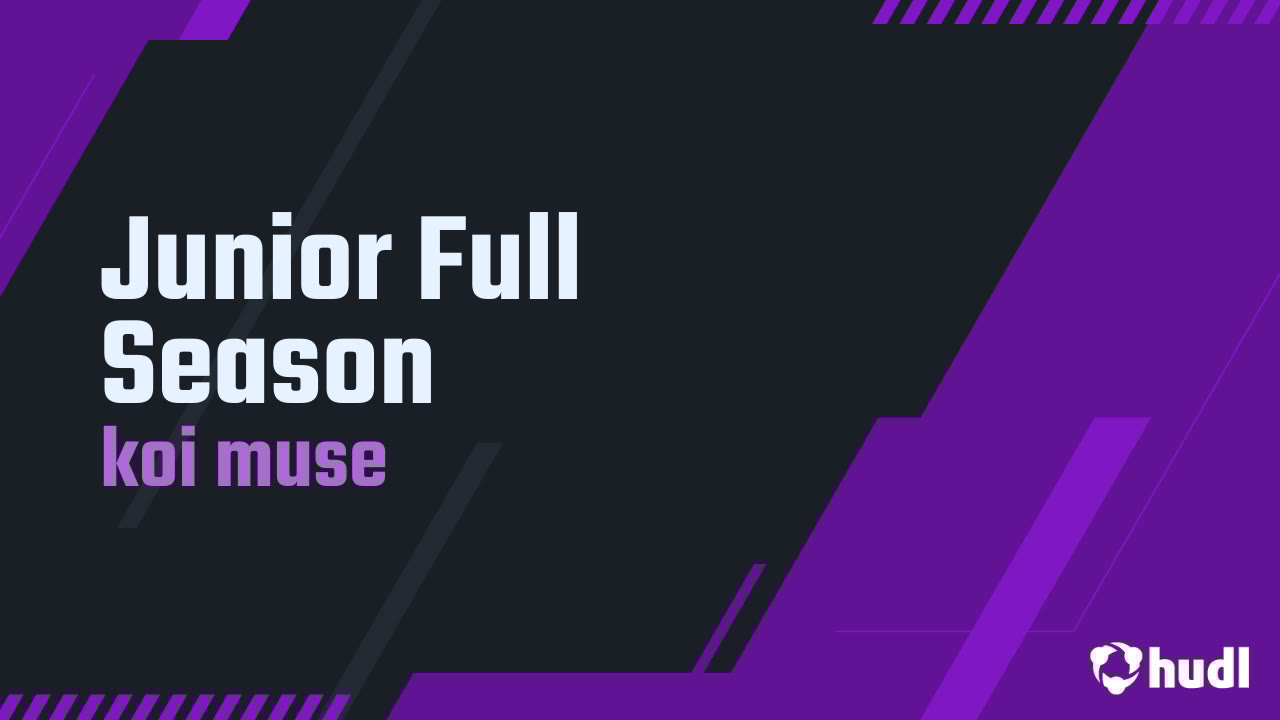koimuse0's tweet card. Junior Full Season