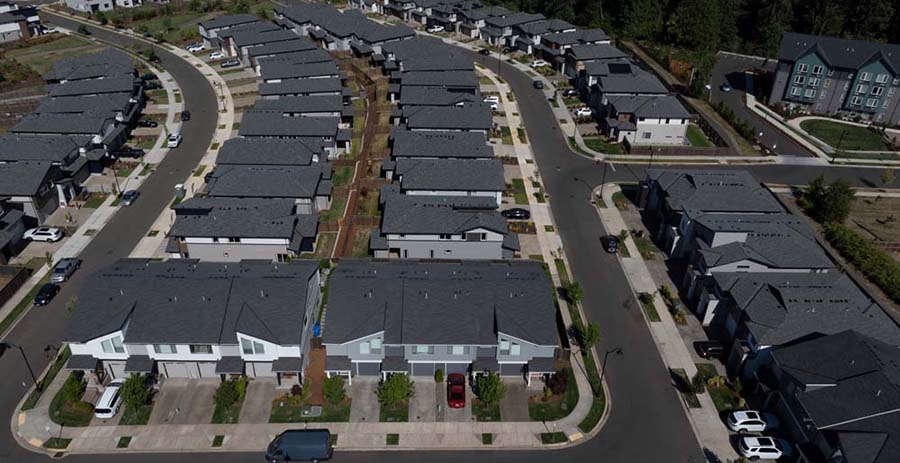 BusinessMN's tweet card. U.S. existing home sales dropped 2.7% in June as mortgage rates stayed near 7% and median home prices hit a record $435,300, squeezing buyers further.