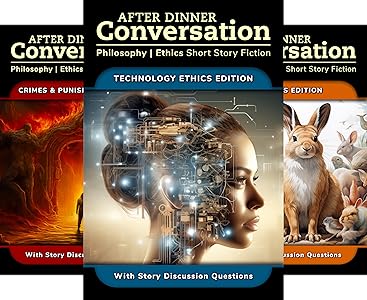AfterDinnerCon's tweet card. ‘Great books … (are) about helping me understand the human condition through story examples.’
