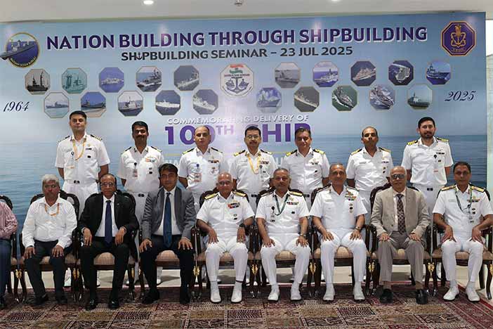 defence_star's tweet card. Indian Navy Shipbuilding-Nation Building Seminar: Delhi Cantonment, July 24, 2025 In a resounding declaration of India’s maritime ambitions, the Indian Navy concluded a one-day shipbuilding seminar...