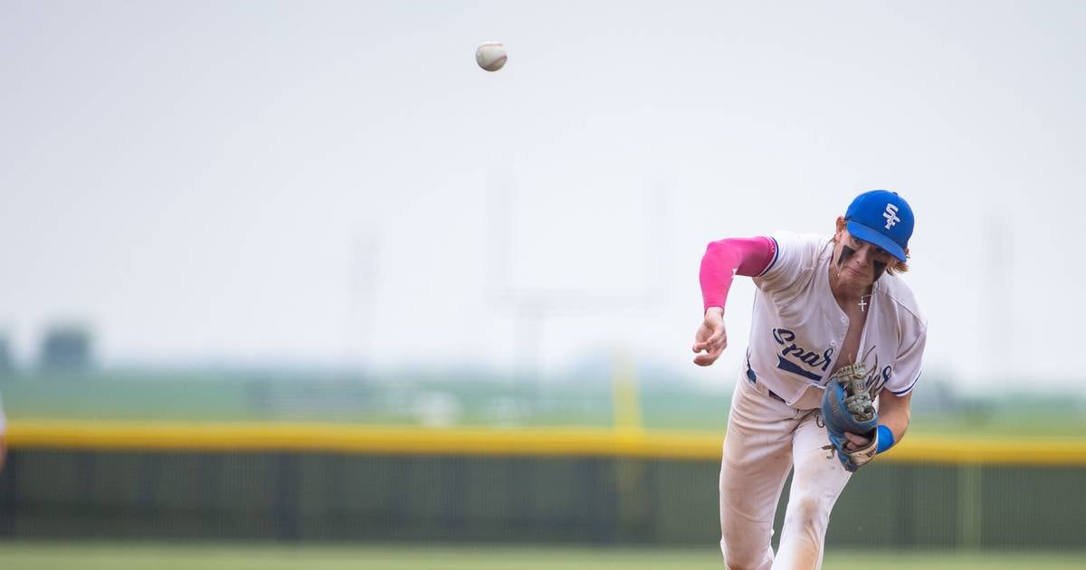 SFSpartanBsbll's tweet card. St. Francis senior Nolan Galla, who embraced a new two-way role to help the Spartans win 18 straight games and appear in a sectional title game, is the Kane County Chronicle Baseball Player of the...