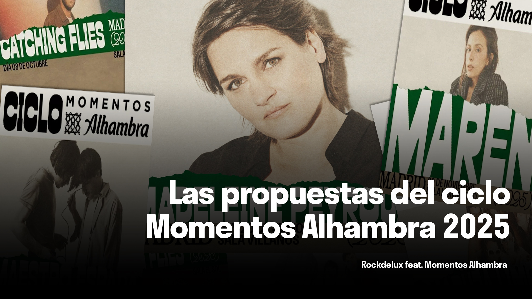 rockdelux's tweet card. Salas con encanto, programación variada, propuestas emergentes y artistas consagrados. Es el ciclo Momentos Alhambra 2025, con más de 30 conciertos.