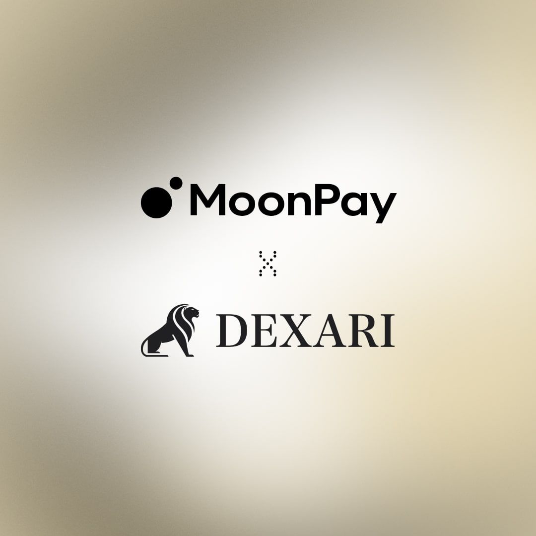 DexariDotCom's tweet card. Traders can now fund their Dexari accounts with MoonPay using card, bank transfer, and more.