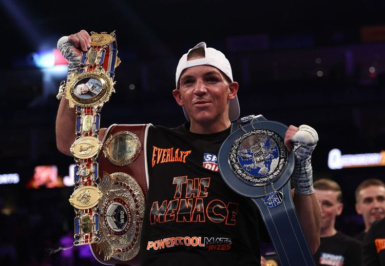ansonwainwr1ght's tweet card. The EBU have announced that Dennis McCann has been relieved of his European junior featherweight title. McCann had been due to face Peter McGrail in a defense of his title in Riyadh, on the undercard...