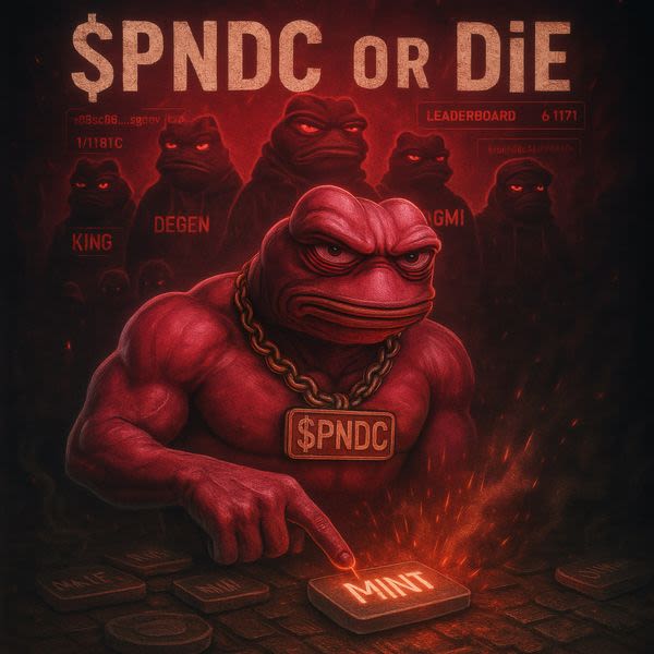 VinDiesel0x's tweet card. Listen to $Pndc or Die