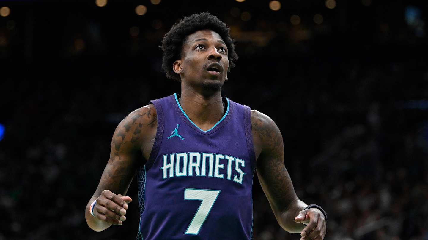 SI_Hornets's tweet card. The Charlotte Hornets are waiving guard Damion Baugh to create space to sign Antonio Reeves to a two-way deal, Michael Scotto of HoopsHype reported on Wednesday