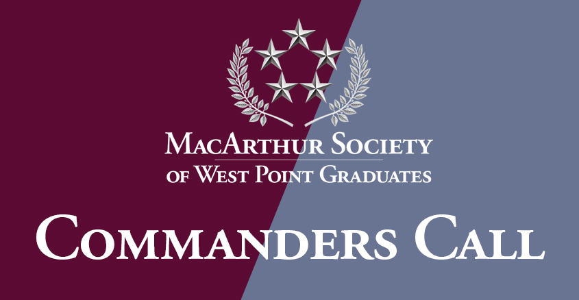 MacArthurofWP's tweet card. MacArthur Society events. Commanders Call is a one-hour monthly Zoom call giving updates and hearing from guest speakers on various topics.