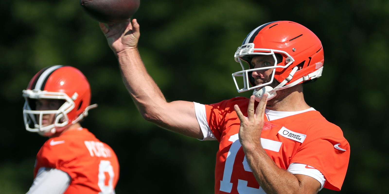 ceasterlingABJ's tweet card. A four-way quarterback competition like the Browns have can make it tough to get reps. Joe Flacco and Kenny Pickett talk about getting their reps in.