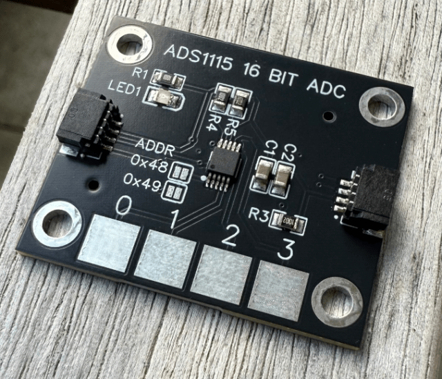 tindie's tweet card. Following on from yesterday’s constant current driver, today we have another I2C-controlled device on a nicely sized, easy to use breakout board. This Qwiic/Stemma QT Compatible ADS1115 16-bi…