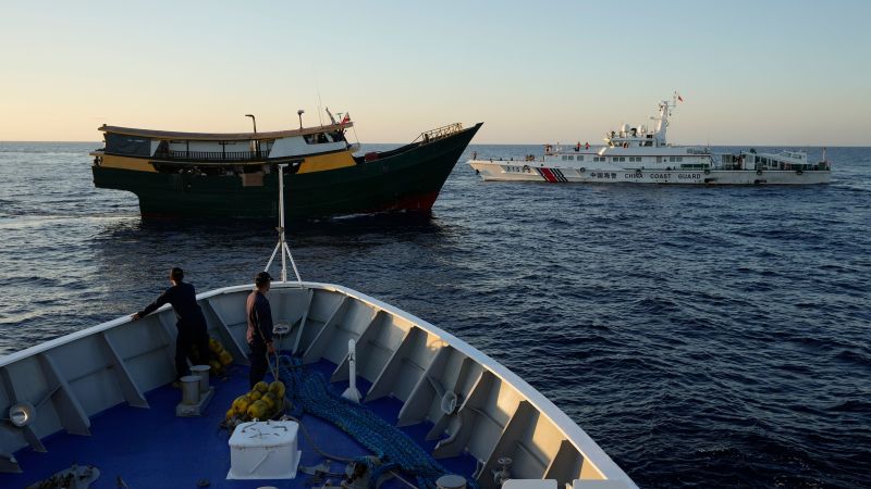 CNNOpinion's tweet card. Instead of guarding, protecting, defending and saving, as a coast guard should do, China is attacking, intimidating, violating and threatening, writes Richard Timme.
