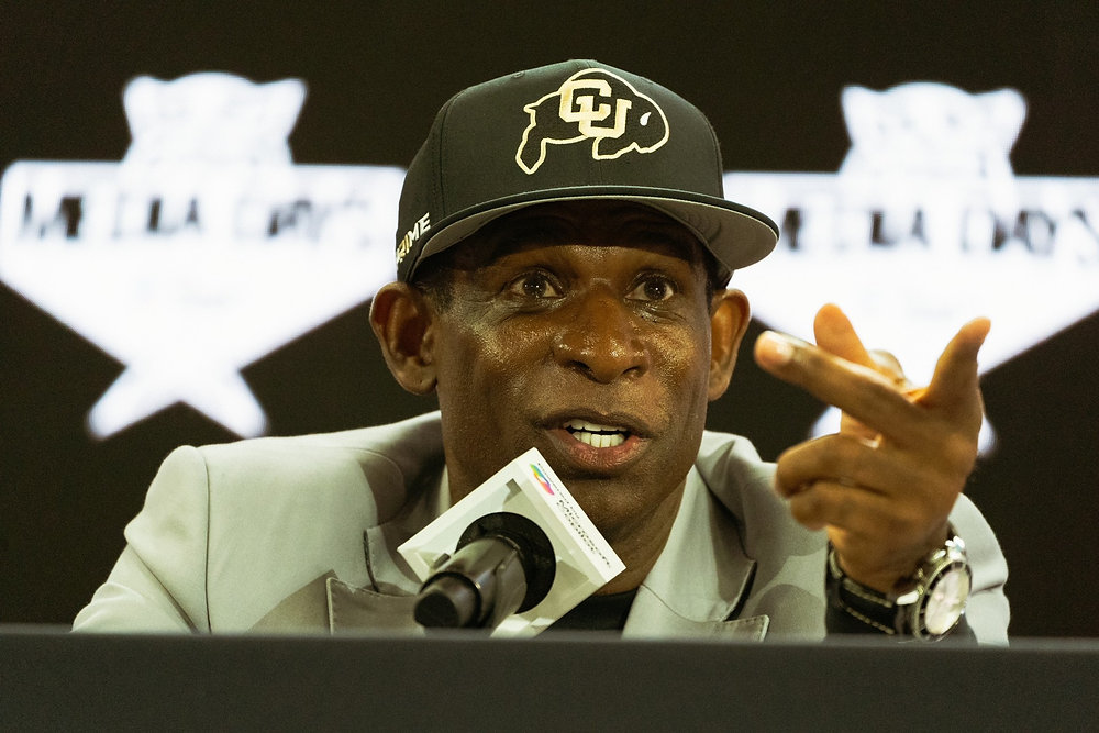 LNR_4's tweet card. Colorado Buffaloes coach Deion Sanders riffed on his quarterbacks, goals and more during Big 12 Media Day.