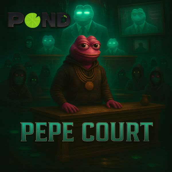 BoredElon0x's tweet card. Listen to Pepe Court