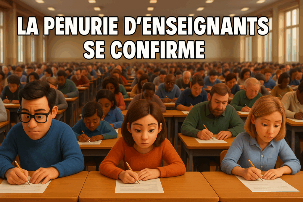 Profsdesecoles's tweet card. Un concours sous tension, malgré des annonces rassurantes Alors que le ministère de l’Éducation nationale annonce une « amélioration du