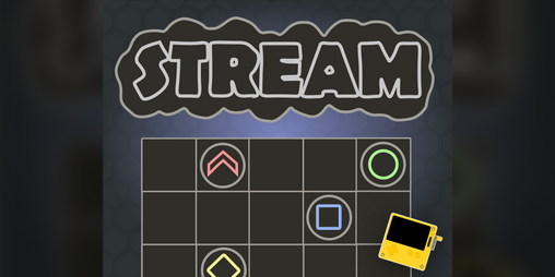 SimplyInDev's tweet card. A puzzle game recreation of Flow made for the playdate