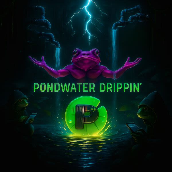 BoredElon0x's tweet card. Listen to Pondwater Drippin